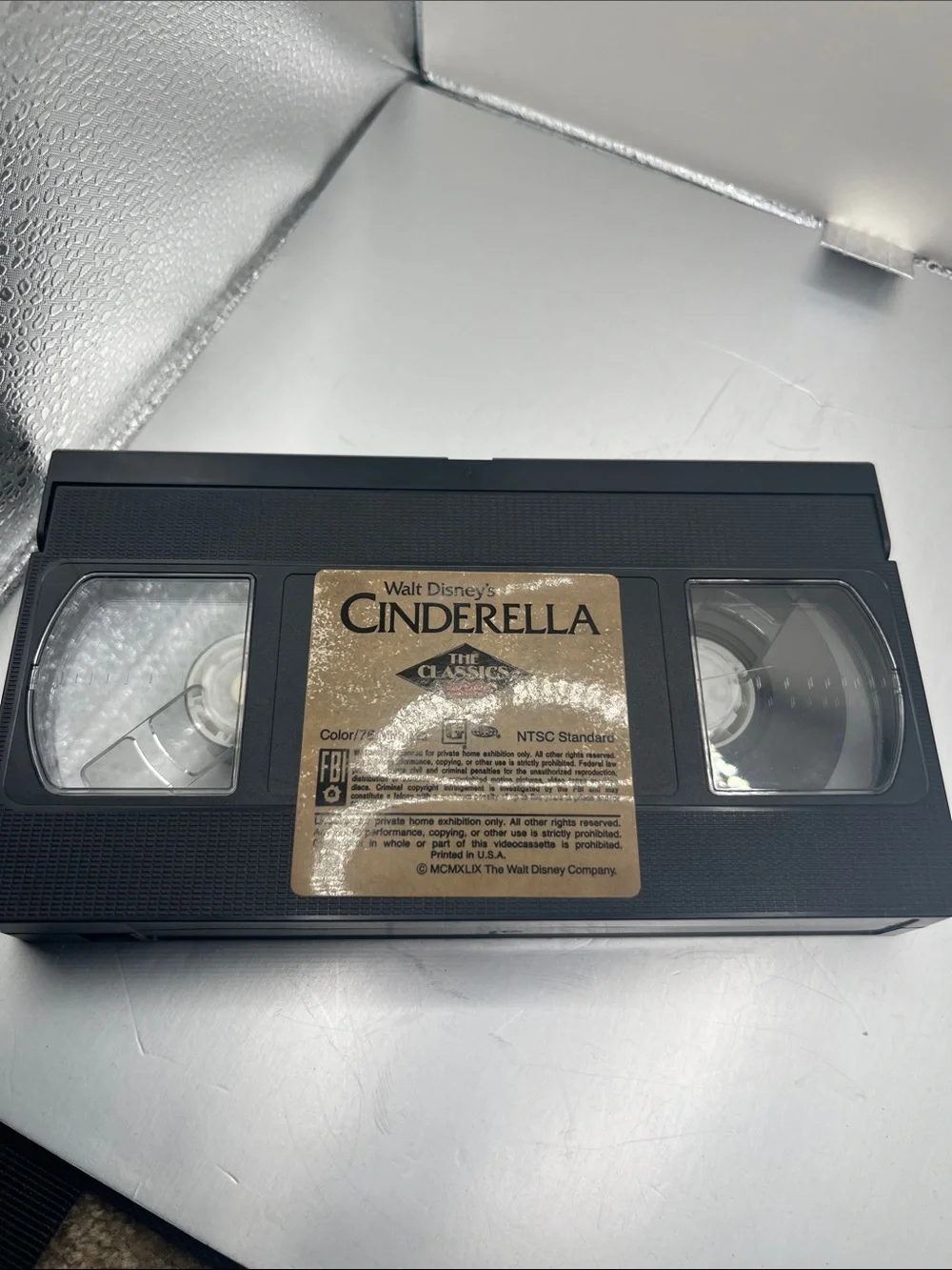 Disney Cinderella VHS 📼 black diamond ♦️